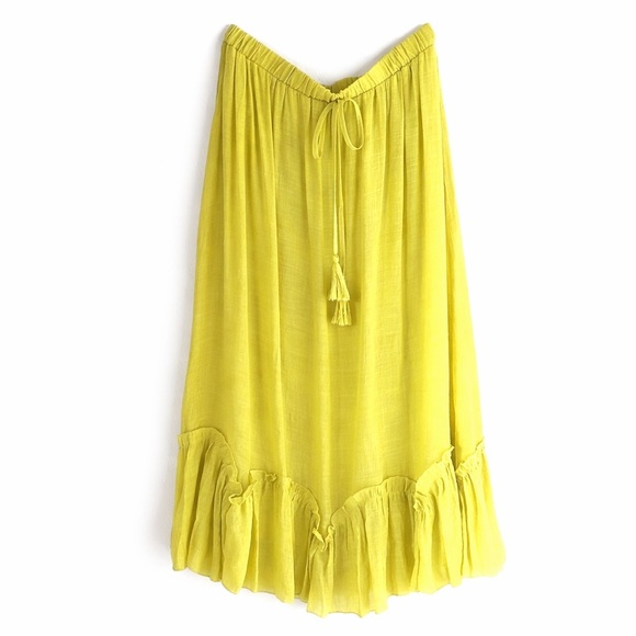 Indigo Rose Dresses & Skirts - NWOT Indigo Rose Lime Maxi Skirt